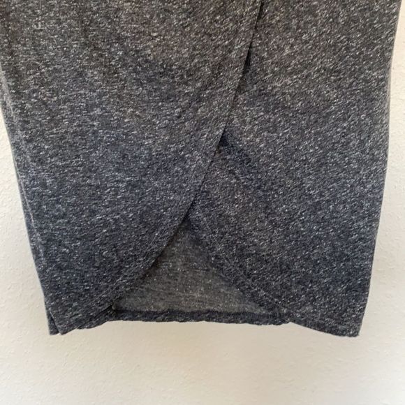 American Eagle Open Back Marled Heathered Grey Top - Picture 4 of 4